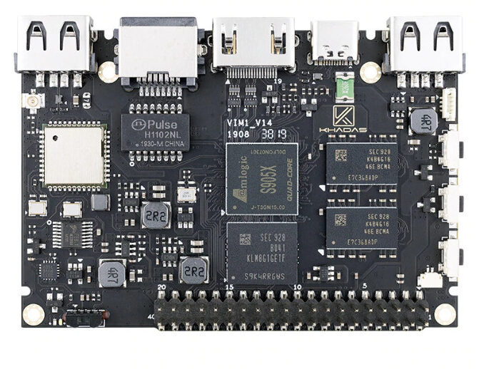 Khadas VIM1 Board Features Amlogic S905X Quad Core ARM